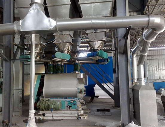 我司新疆水溶肥肥料配料生產(chǎn)線(xiàn)交付使用