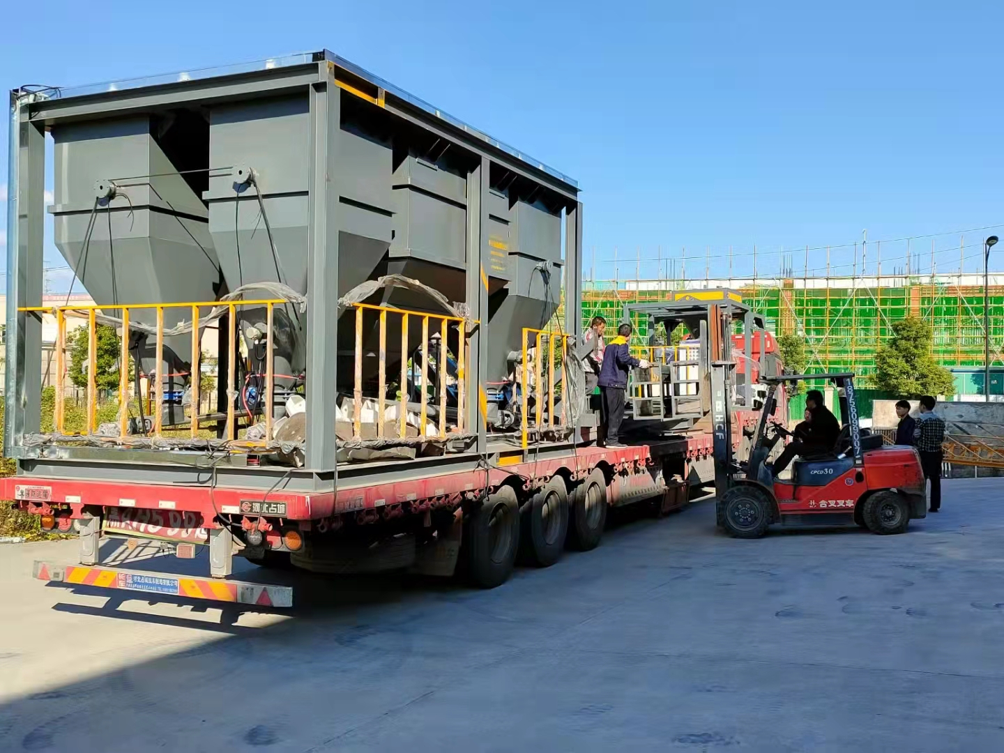 我司河北邢臺自動(dòng)配包裝系統發(fā)貨現場(chǎng)